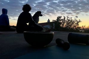 sunrises on the yoga deck